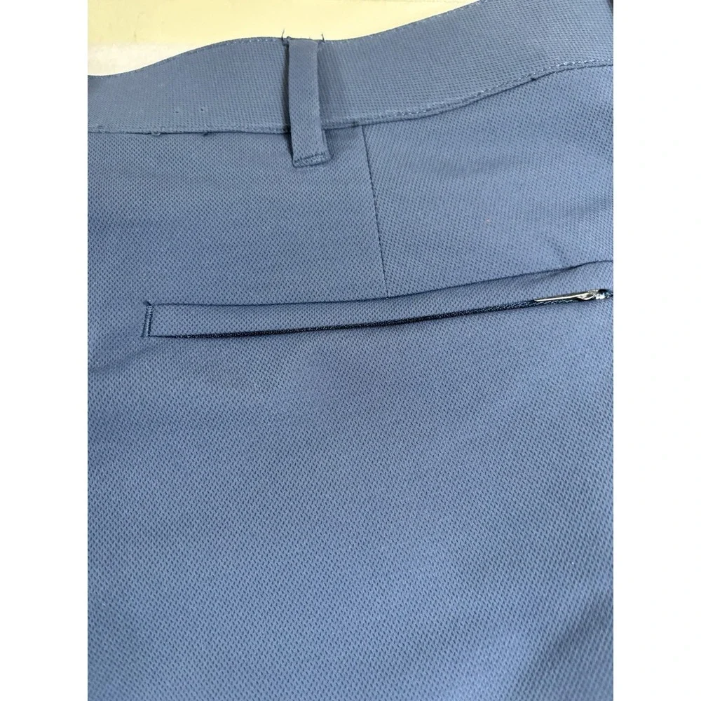 Banana Republic Men's 38x32 Navy Blue Stretch Polyester Pants Golf Casual Active